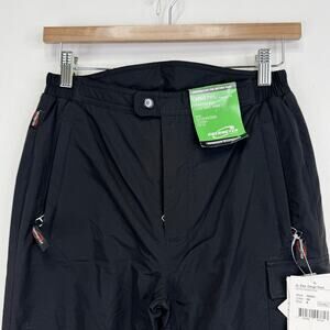 NEW OBERMEYER Juniors Cargo Snow Pants Husky 8 Black Waterproof Ski Snowboard